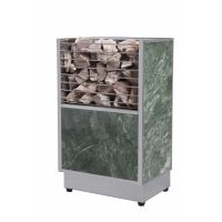 Электрическая печь Политех Kristina Stone Малахит с испарителем 6 кВт