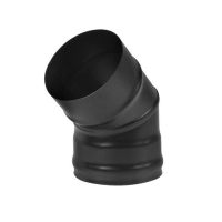 Колено "BLACK" (AISI 430/0,8мм) 45* 2-х секционное