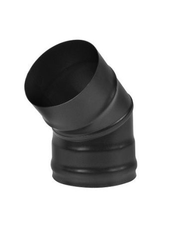 Колено "BLACK" (AISI 430/0,8мм) 45* 2-х секционное
