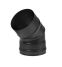 Колено "BLACK" (AISI 430/0,8мм) 45* 2-х секционное