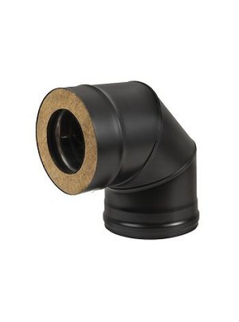 Сэндвич-колено "BLACK" (AISI 430/0,8мм) 90* 3 секции