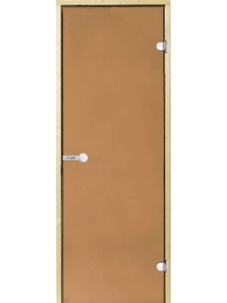 Дверь Harvia SТG 7х19 ольха/бронза D71901L